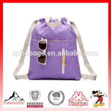 Drawstring Backpack Book Bag for School Children Kids Backpack